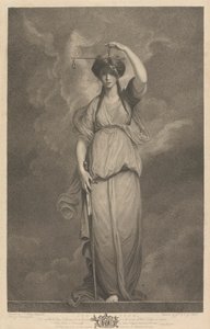 Westfenster der Kapelle, New College Oxford: Die Tugenden - Gerechtigkeit von George Siegmund Facius