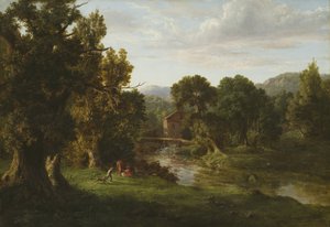 Die alte Mühle, 1849 von George Snr. Inness