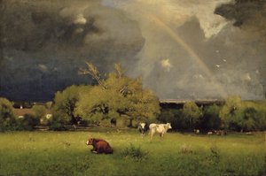 Der Regenbogen, ca. 1878-79 von George Snr. Inness