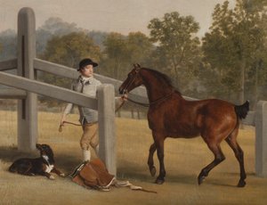 Detail von William Henry Cavendish-Bentinck, 3. Herzog von Portland und seinem jüngeren Bruder Lord Edward, 1767-68 (Detail)