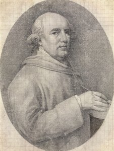 Studie für ein Selbstporträt in Emaille von George Stubbs