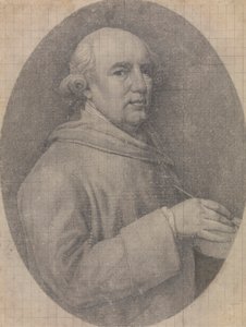 Studie für das Selbstporträt in Emaille von George Stubbs