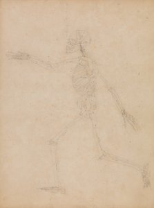 Studie der menschlichen Figur, Seitenansicht, aus 
