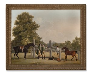 William Henry Cavendish-Bentinck, 3. Herzog von Portland und sein jüngerer Bruder Lord Edward, 1767-68 von George Stubbs