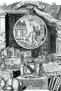 Exlibris von Lord Harley, 1741