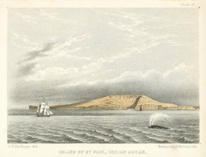 Insel St. Paul, Indischer Ozean von George Victor Du Noyer