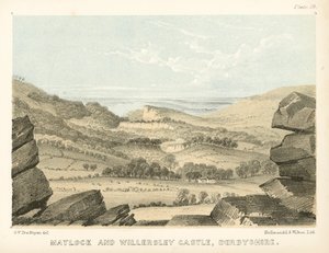 Matlock und Willersley Castle, Derbyshire von George Victor Du Noyer