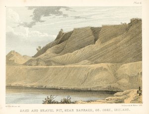 Sand- und Kiesgrube, in der Nähe von Barrach, Co Cork, Irland von George Victor Du Noyer