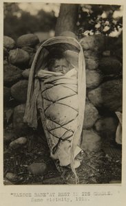 "Washoe Babe" ruht in seiner Wiege. Umgebung von Reno von George W. Ingalls