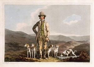 Der Hundebrecher, graviert von Robert Havell dem Älteren, veröffentlicht 1814 von Robinson und Son, Leeds von George Walker