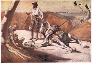Auf dem Weg zum Mount Hopeless von George Washington Lambert
