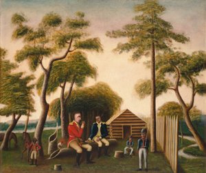 Marion bewirtet den britischen Offizier mit Süßkartoffeln von George Washington Mark