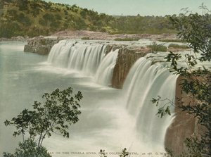Wasserfälle am Tugela-Fluss bei Colenso, Natal, ca. 1900 (photomechanischer Druck) von George Washington Wilson