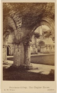 Fountains Abbey. Das Kapitelhaus.