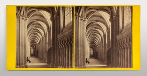 Kathedrale von Peterborough – Südliches Seitenschiff des Langhauses von George Washington Wilson