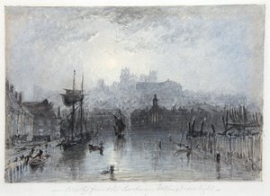 Whitby vom Bahnhof; Mondlicht von George Weatherill