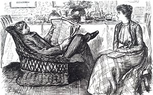 Ein Ehemann und eine Ehefrau beim Lesen