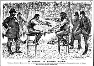 Entwicklung der Mesmerischen Wissenschaft, 1883 von George du Maurier