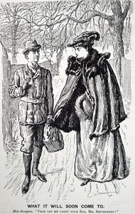 Das Verhalten der modernen Frau von George du Maurier