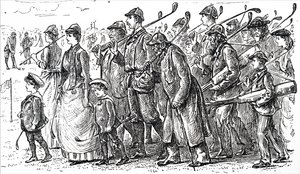 Die wachsende Popularität des Golfsports von George du Maurier