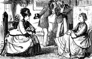 Englische Paare der Oberschicht von George du Maurier