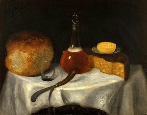 Ein Küchenstillleben von George of Chichester Smith