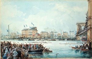 Das Oxford und Cambridge Bootsrennen von George the Younger Chambers
