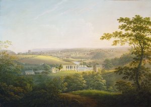 Easby Abbey, nahe Richmond von George the Younger Cuitt