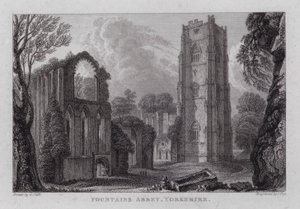 Fountains Abbey, Yorkshire (Stich)