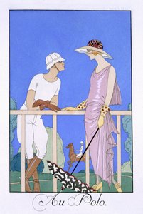 Beim Polo von Georges (after) Barbier