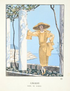Amalfi, aus einer Sammlung von Modeplatten von Georges Barbier