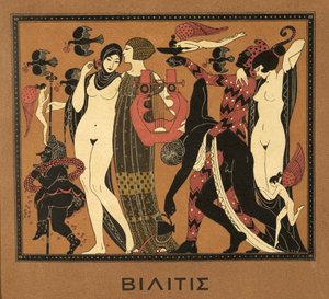 Illustration aus Les Chansons de Bilitis, von Pierre Louys, veröffentlicht 1922
