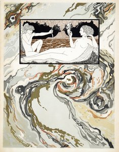 Personages de Comedie, Titelseite, veröffentlicht 1922 von Georges Barbier