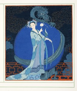 Turandot Prinzessin von China, aus Personages de Comedie von Georges Barbier