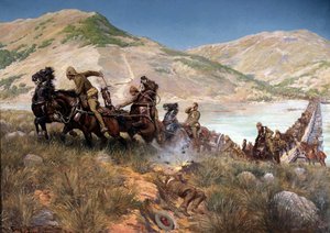 Bullers letzte Überquerung des Tugela, Februar 1900
