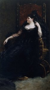 Porträt der Opernsängerin Gabrielle Krauss 1842-1906, 1883