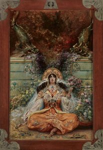 Sarah Bernhardt in der Rolle der Izeyl von Georges Clairin
