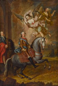 Maximilian III. Joseph, Kurfürst von Bayern, zu Pferd von Georges Desmarées