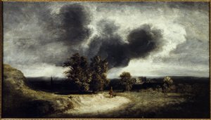 Landschaft in der Umgebung von Paris, ca. 1830 von Georges Michel