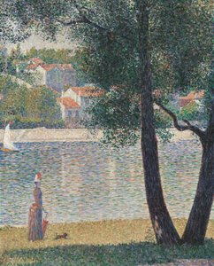Die Seine bei Courbevoie, 1885 von Georges Pierre Seurat