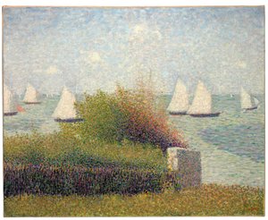 Die Reede von Grandcamp von Georges Pierre Seurat