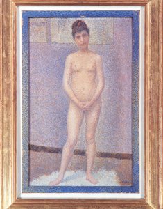 Modell von vorne (Poseuse de face) von Georges Pierre Seurat