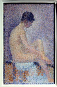 Profilansicht von Georges Pierre Seurat
