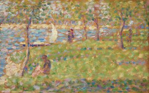 Studie für La Grande Jatte, 1884-1885