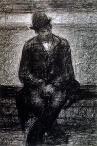 Vagabund, ca. 1880-1891 von Georges Pierre Seurat
