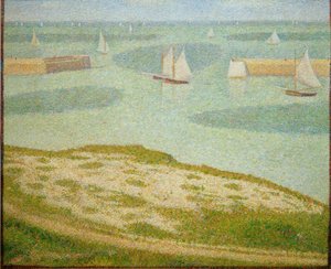 Port-en-Bessin, Eingang zum Vorhafen