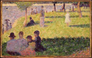 Studie für Ein Sonntagnachmittag auf der Insel La Grande Jatte