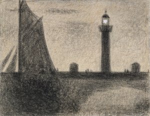 Der Leuchtturm in Honfleur, 1886