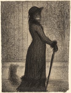 Spaziergang einer Frau (Une élégante)