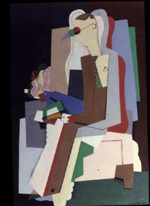 Junger Mann beim Lesen von Georges Valmier
